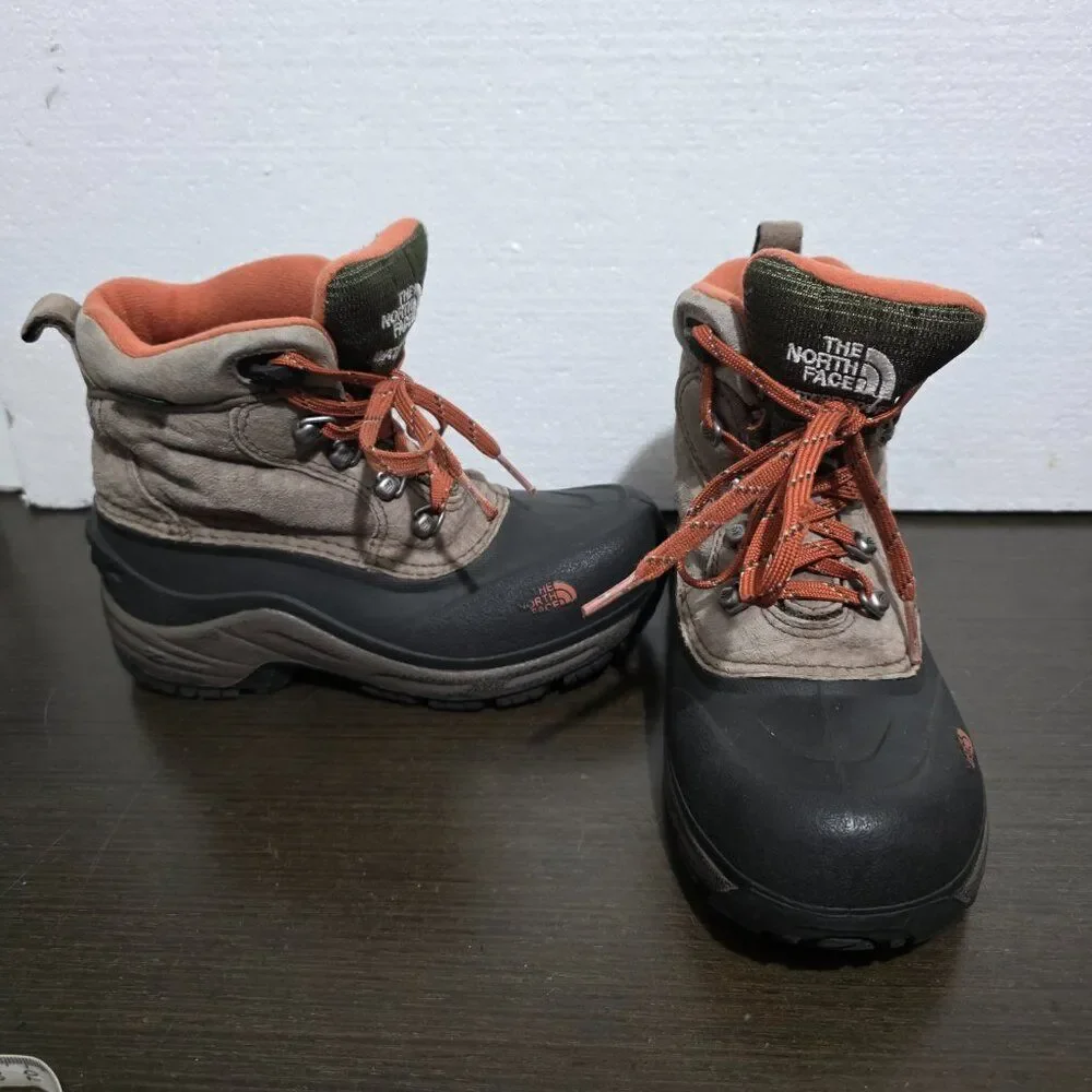 The North Face Waterproof Heat Seeker 200 Gram Insulated Beige Boots Kids 2